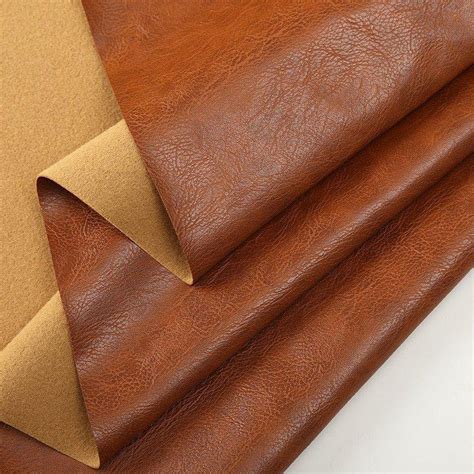 fabric made from faux leather.